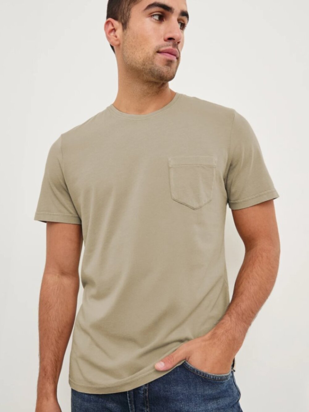 NWT Men’s Rails Johnny Pocket Tee Desert Sand Size M